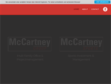 Tablet Screenshot of mccartney-group.com